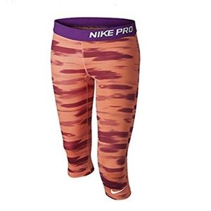 Nike Pro All Over Print 3/4 Capri Junior